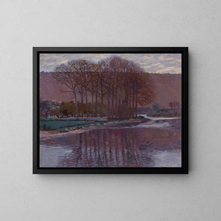 Laque noire à Krems - Gustav Bamberger — framed artwork on a wall