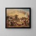 Saint Séverin Blesses the Land of Austria - Gustav Dittenberger von Dittenberg — framed artwork on a wall