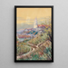 View of the abbey church of Klosterneuburg - Gustav Feith — framed artwork on a wall