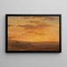 Landscape at Twilight - Gustav Friedrich Papperitz — framed artwork on a wall