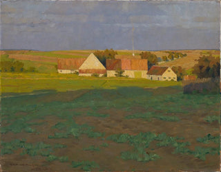 Evening Autumn in Dachau - Gustav Heinrich Münch — artwork view