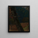 Trunk of a tree near Obersteinbach - Gustav Kampmann — framed artwork on a wall