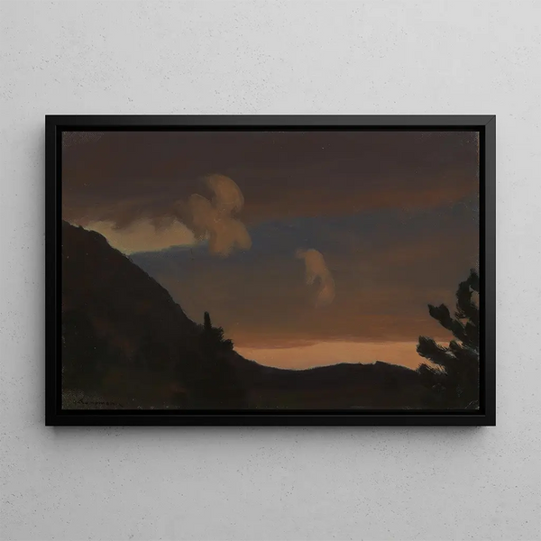 Ambiance d'orage - Gustav Kampmann — framed artwork on a wall