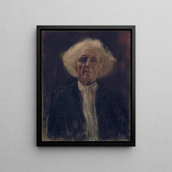 L'Aveugle - Gustav Klimt — framed artwork on a wall
