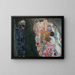 La Mort et la Vie - Gustav Klimt — framed artwork on a wall
