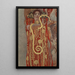 Hygie - Gustav Klimt — framed artwork on a wall