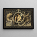 Idylle - Gustav Klimt — framed artwork on a wall