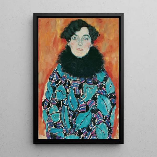 Johanna Staude - Gustav Klimt — framed artwork on a wall