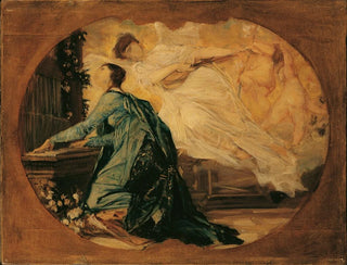 Allegory of church music by the organist - Gustav Klimt — artwork view