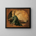 Allegory of church music by the organist - Gustav Klimt — framed artwork on a wall