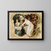 Study for the Municipal Theatre of Karlsbad - Gustav Klimt — framed artwork on a wall
