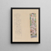 Two models for Otto Wagner's decorative sheet - Gustav Klimt — framed artwork on a wall