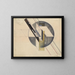 Construction - Gustav Klutsis — framed artwork on a wall