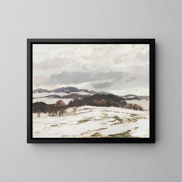 Early Spring Painting - Gustav Macoun — framed artwork on a wall