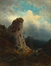 Mountain landscape painting in Upper Bavaria - Gustav Osterroht — artwork view