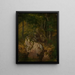 Waldinneres - Gustav Osterroht — framed artwork on a wall