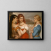 Les trois filles du roi Lear - Gustav Pope — framed artwork on a wall