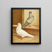 C. bubo media Painting - Gustav Prütz — framed artwork on a wall