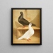 A hundred owls have been named - Gustav Prütz — framed artwork on a wall