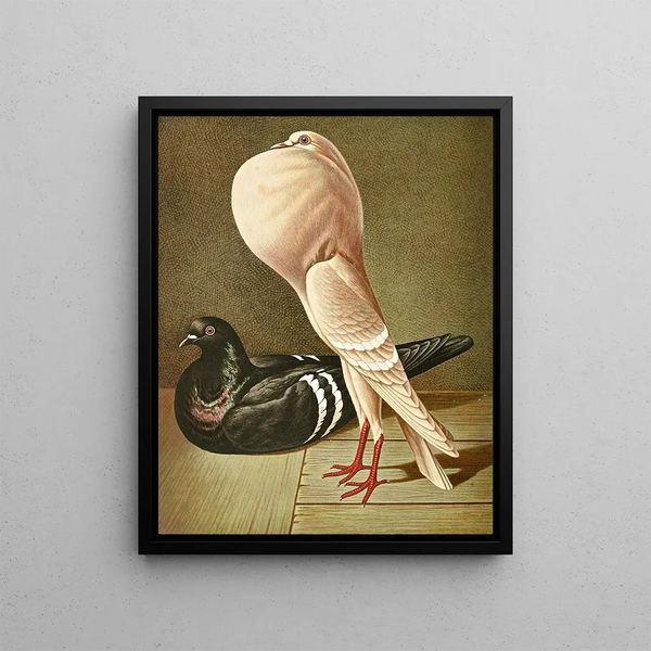 C. minimum guttural painting - Gustav Prütz — framed artwork on a wall