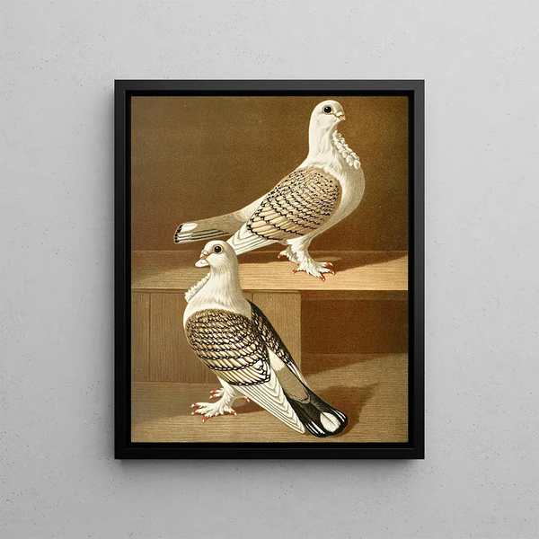 silks - Gustav Prütz — framed artwork on a wall