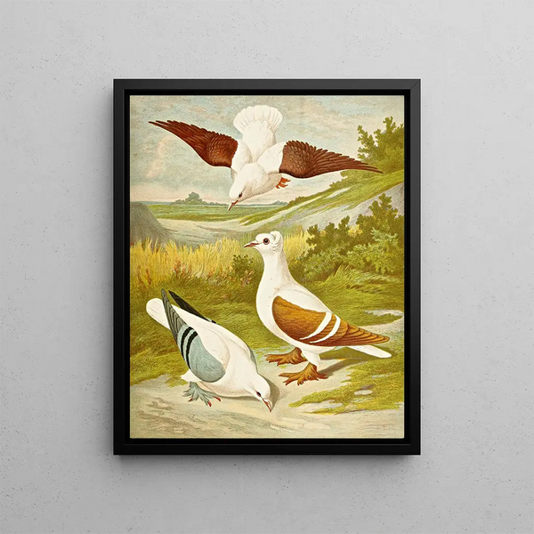 Sternum painting - Gustav Prütz — framed artwork on a wall
