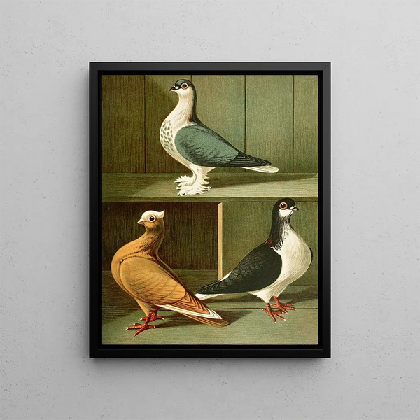 Indian Cups Painting - Gustav Prütz — framed artwork on a wall