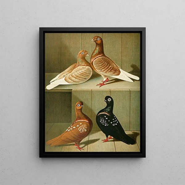 Russian Goblets Painting - Gustav Prütz — framed artwork on a wall