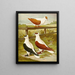 Pigeon hirondelle platy ou de Nuremberg - Gustav Prütz — framed artwork on a wall