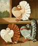 White-tailed Fantail and White-striped Fantail - Gustav Prütz — artwork view
