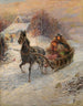 Bonne promenade en traîneau - Gustav Prucha — artwork view