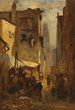 City corner lively - Gustav Schönleber — artwork view