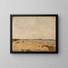 View of Gorkum - Gustav Schönleber — framed artwork on a wall