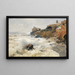 Quinto al Mare, Gênes - Gustav Schönleber — framed artwork on a wall