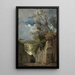 Montée à Gênes - Gustav Schönleber — framed artwork on a wall