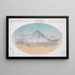 Source chaude dans la prairie de Deer Lodge des montagnes Rocheuses - Gustav Sohon — framed artwork on a wall