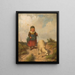A walk with the best friend - Gustav Seitz — framed artwork on a wall