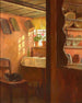 Interior Ordinary with Sunlight Through the Window - Gustav Vermehren — artwork view