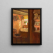Interior Ordinary with Sunlight Through the Window - Gustav Vermehren — framed artwork on a wall