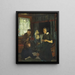 Interior of Hedeboegnen - Gustav Vermehren — framed artwork on a wall