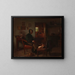 Les poules de Kobbertjet - Gustav Vermehren — framed artwork on a wall