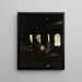 Blacksmith in the workshop - Gustav Vilhelm Blom — framed artwork on a wall