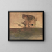 Blocks of stone - Gustav Wentzel — framed artwork on a wall