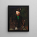 Portrait by Nikolaus Graf Tork de Szendr - Gustav Wertheimer — framed artwork on a wall