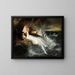 The Kiss of the Mermaid - Gustav Wertheimer — framed artwork on a wall