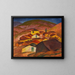Village de montagne en Macédoine - Gustav Wunderwald — framed artwork on a wall