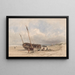 Blankenberge - Gustave Adolphe Simonau — framed artwork on a wall