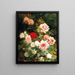 A Rose Garden - Gustave Bienvenu — framed artwork on a wall
