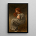 A Shy Beauty - Gustave Boulanger — framed artwork on a wall