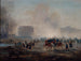 La Rotonde de la Villette cernée par les troupes versaillaises - Gustave Boulanger — artwork view